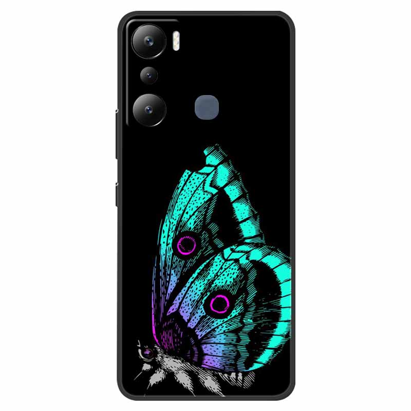 For Infinix Hot 20i Case Hot12i X665C Shockproof Soft Silicone TPU Back Cover For Infinix Hot 20i 20 I X665E Phone Cases 6.6"