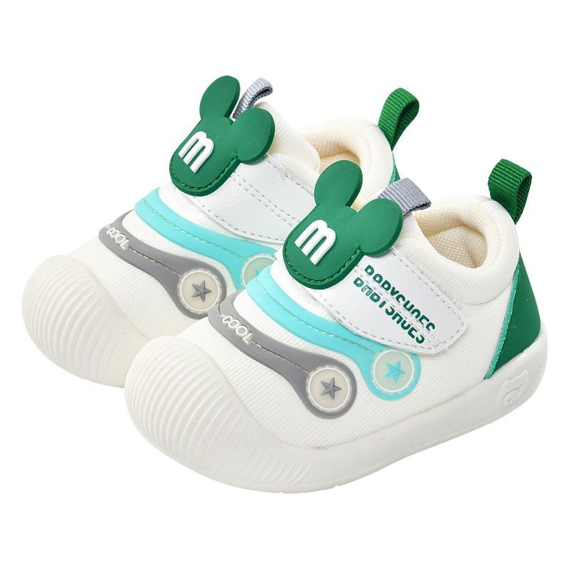 Fumeier learning-to-walk shoes, boys' and girls' baby spring-autumn style shoes, anti-tip breathable soft sole shoes, 0–3 years old