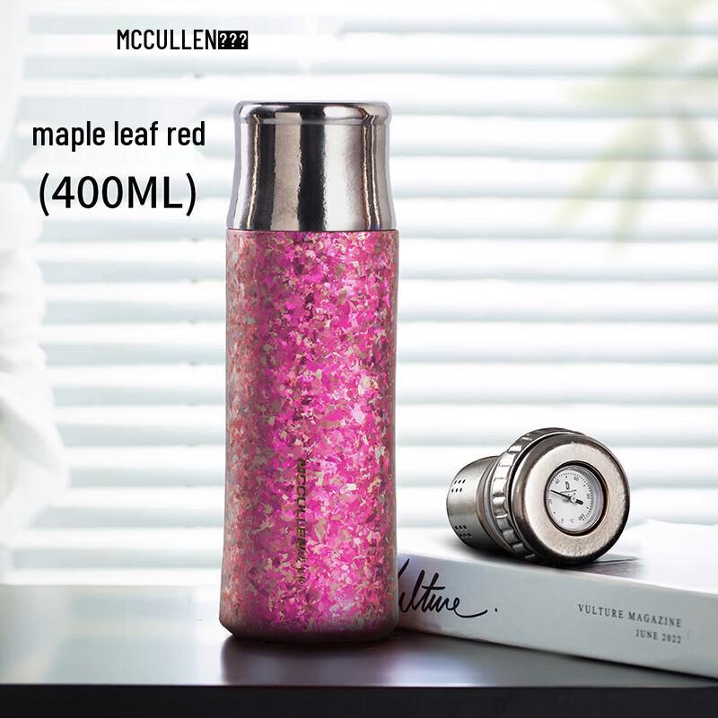 MCCULLEN Pure Titanium Temperature Display Thermos Bottle