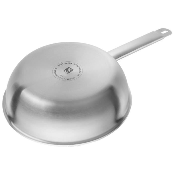 ZWILLING Pro - Poêle Antiadhésif (24 cm) - Acier Inoxydable