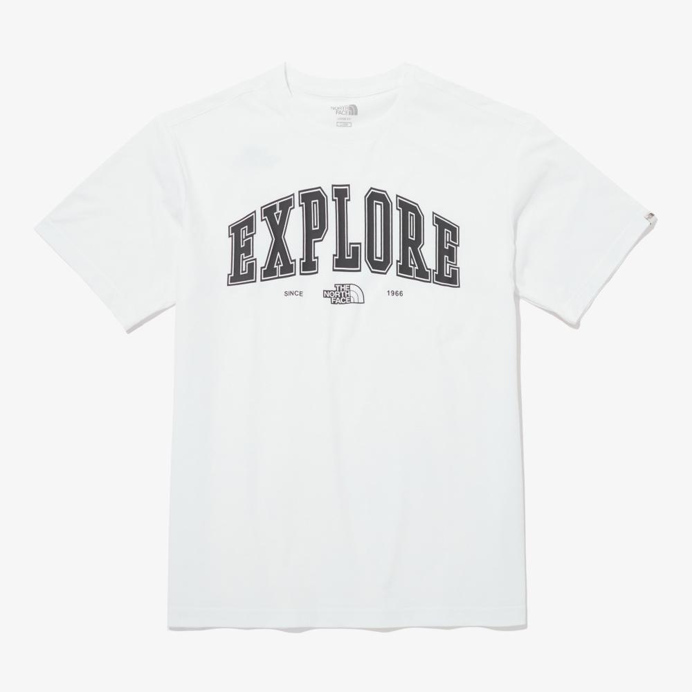 

THE NORTH FACE NT7UP06J White Label Explorer Short Sleeve Round Tee