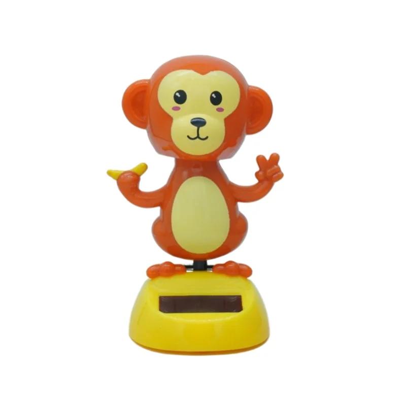 Hot New Solar Energy Car Interior Ornaments Animal Doll Figurine Sway Shake Model  Automotive Dashboard Decoration