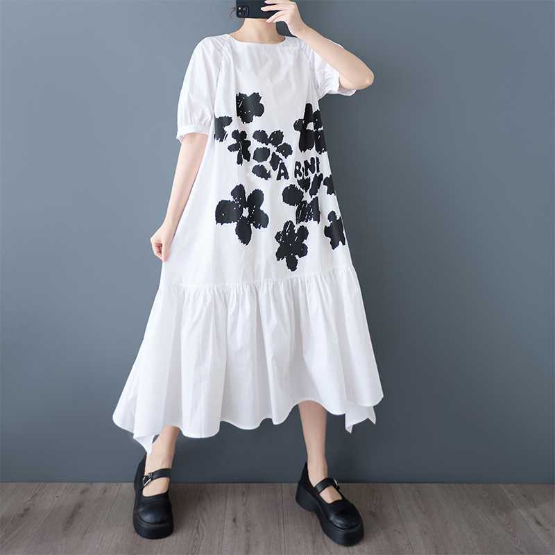 Summer Women's Short-sleeved Dress