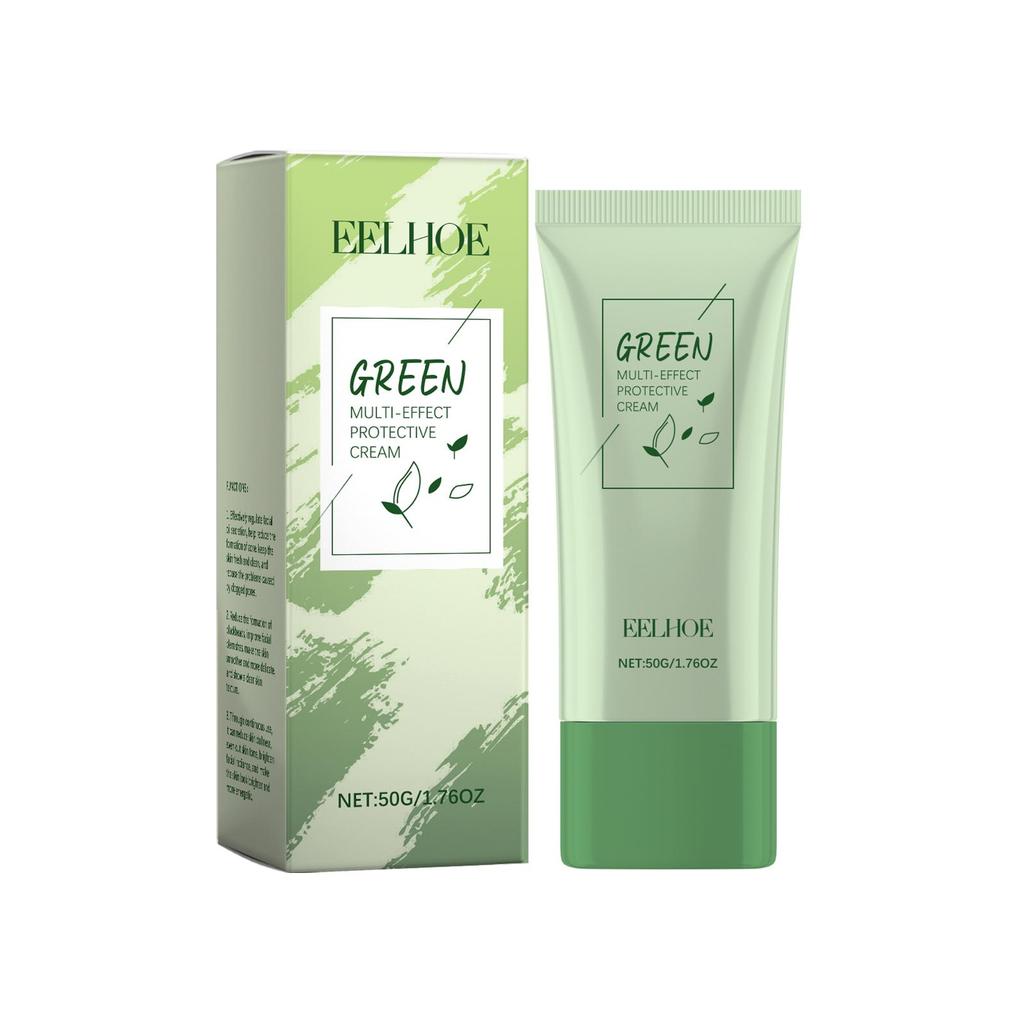 Hyaluronic Acid Face Cream Green Tea Oil Control Even Skin Tone Redness Relief Dull Skin Remove Blackheads Pores Hydrating Cream