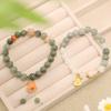Unisex Gourd Bracelet, Mixed Material, New Chinese Style Travel Gift
