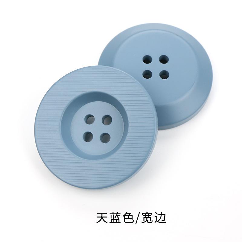 Farbige Harzknöpfe, Runde Vierlochknöpfe, Kleidung, Pullover, Trenchcoats, Anzüge, Mäntel, Einfarbige Deko-Accessoires, Accessoires