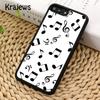 Krajews Colorful musical notes Soft Phone Case Cover For IPhone 18 17 Air 16 15 14 plus 11 12 13 pro max Plus coque Fundas