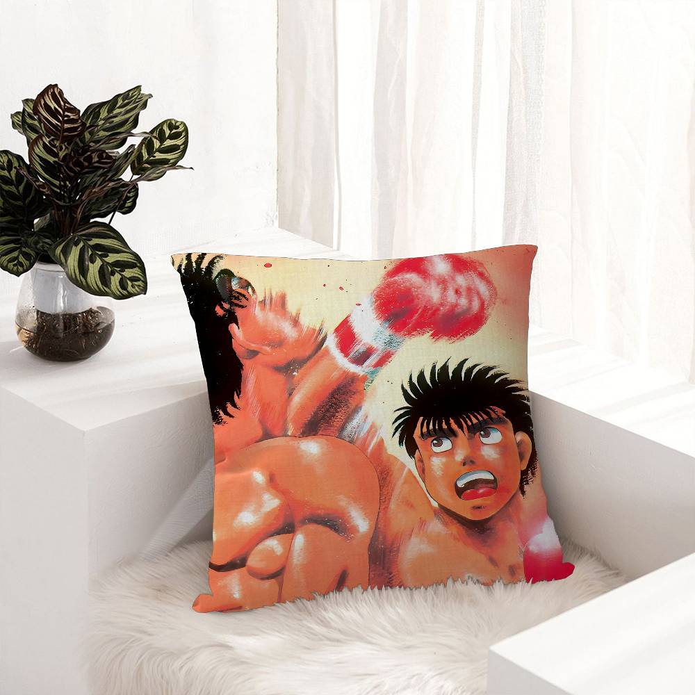 Hajime No Ippo Anime Office Cushion Pillowcase Car Cushion Cover45X45CM Lumbar Pillowcase Sofa Pillowcover