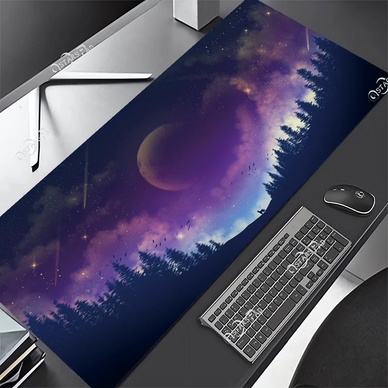 Universe Computer Mouse Pad XL Solar System Gaming Gamer Mat Space Large Mousepad for Keyboard Deskmat Starry Sky xMM XXL