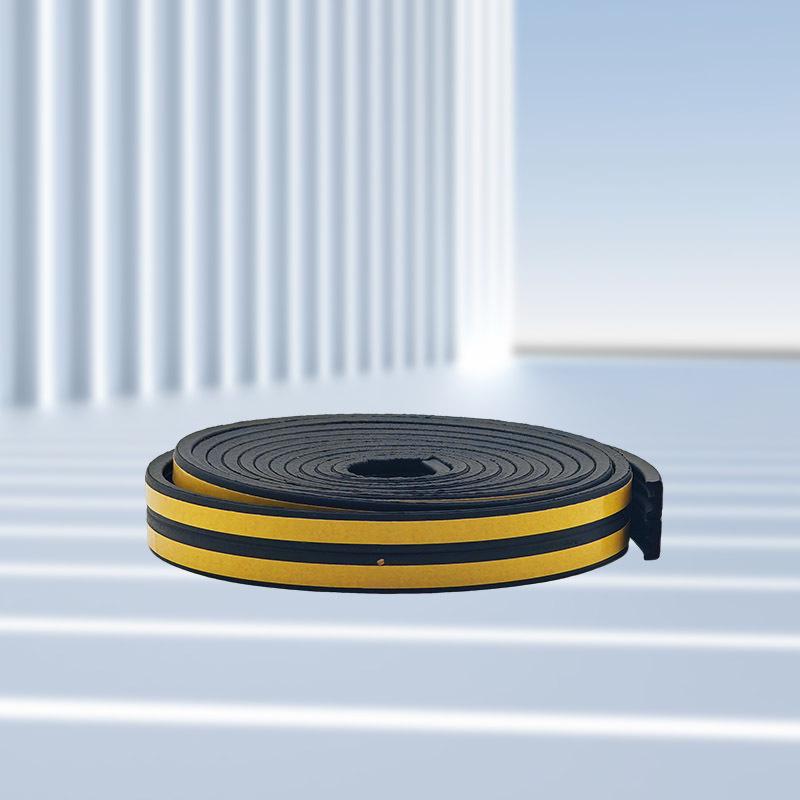 9x4mm E-Shape Soundproof Door Seal Strip for Wooden Frames – Windproof, Anti-Collision, Silent