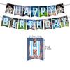 30 stk Messi-bursdagsutstyr inkluderer et banner, kaketopper, ballonger