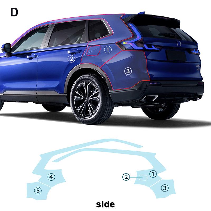 Honda CRV Invisible Anti-Scratch Paint Protection Film