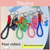 Dinosaur Keychain Silicone Fun Mechanical Keyring For Kids Bag And Keys Car