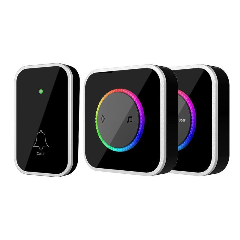 Smart Wireless Doorbell with Long-Range Remote and Flashing Light for Home and Elderly Use