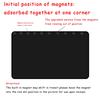 2 PCS Universal Car Sunshade Window 10 Magnetic Suction Heat Insulation Cloth Cover Side Sunshade Accessories for Vehicle Window
