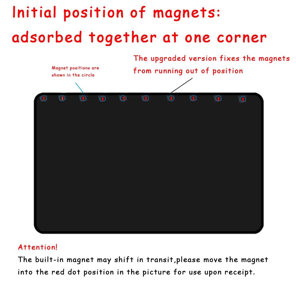 2 PCS / Set New Universal Car Sunshade Window 10 Magnetic Suction Heat Insulation Cloth Cover Car Side Sunshade Accessories