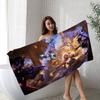 Game O-Overwatchs Microfiber Blanket Quick Drying Beach Towels Oversized Printing Super Absorbent Pool Towel Blanket