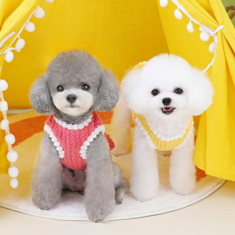 Soft Fleece Dog Jacket Winter Dog Clothes Chihuahua Pet Coat French Bulldog Vest Dog Apparel for Small Dogs Puppy Warm Clothes