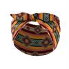 Wide Boho Print Headband Elastic Turban Headwear Casual Bohemian Hair Bands  for Yoga Biker