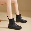 Fashion Women's Outdoor Waterproof Short-cylinder Rain Shoes Stylish Style for Outdoor Wear  Water Shoes Rain Boots Galoshes  Waterpr