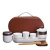 Shangqi White Porcelain Outdoor Travel Tea Set