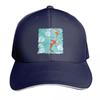Waterlily Koi In Turquoise Baseball Cap Unisex Hat Sunhat Designer Hat Ball Cap Trucker Hats For Unisex Womens