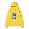 Genshin Impact Xiao Kapüşonlu Üniseks Polar Sweatshirt Anime Karakter Baskılı Sonbahar Kış Kazak