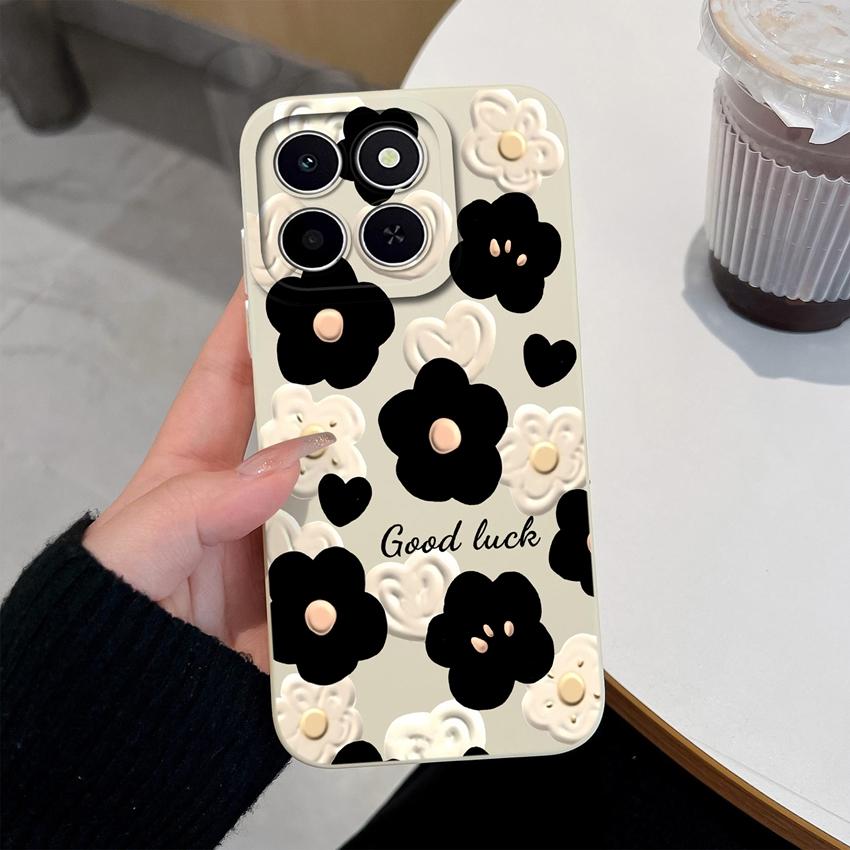 For Honor X6c X6d X5a X5c X6a X7a X8d X9d X8c X7 X8 X6 Phone Case Pretty Flowers Patterns Lightweight Soft Silicone Cover For Honor Protective Housing