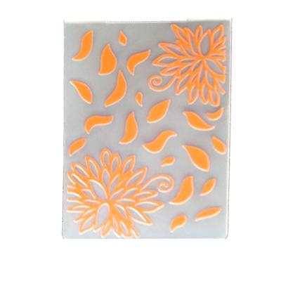 Chrysanthemum Flower Plastic Embossing Folders Dies Stencil for DIY Scrapbooking Album Card Frame Template Decor Art
