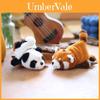 Adorable peluche panda réversible, douce et mignonne, porte-clés raton laveur.