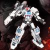 F5-A0013 building blocks mecha deformation robot toy, mecha toy ornaments model assembly, children's assembly toy birthday gift