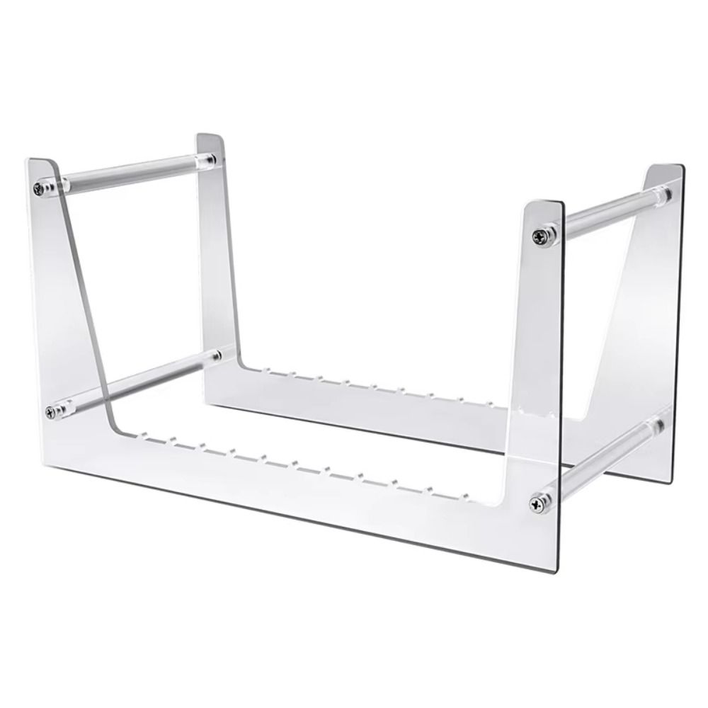 Easy Assembly Vinyl Record Stand Clear Acrylic Vinyl Record Shelf  Magazine