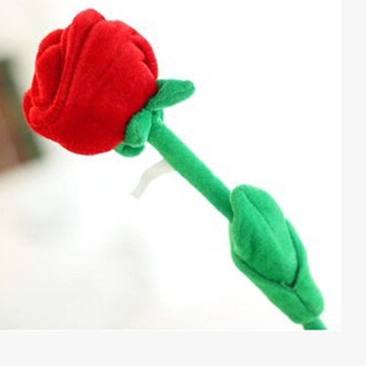 Simulation Rose Plush Toy Creative Curtain Buckle Wedding Event Gift Decoration Gift Labeling Wholesale