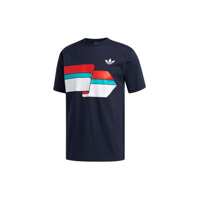 T-shirt Originals Ripple avec imprimé colorblock Homme Tops Marine FM1548