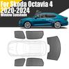 Zonnescherm Schild voor Skoda Octavia 4 -2024 Voorruit Zonnescherm Gordijn Achterruit Zijruit Zonneschermen Babyzitje Vizier