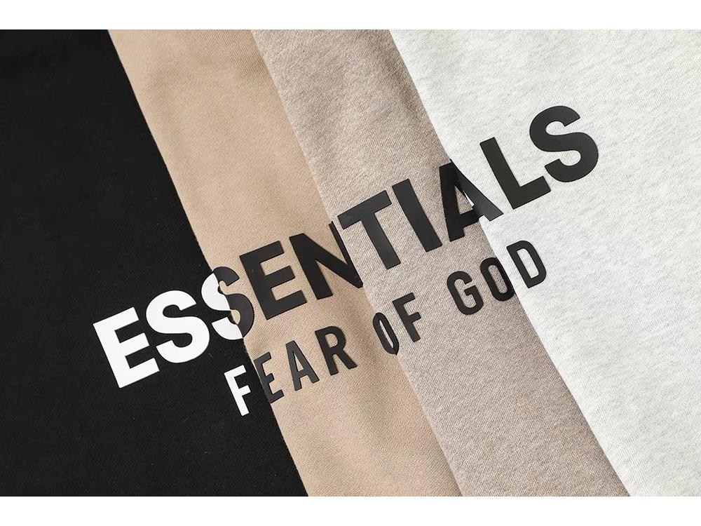 Grünes X FOG Essentials Plus Samt Kapuzenpullover SS24