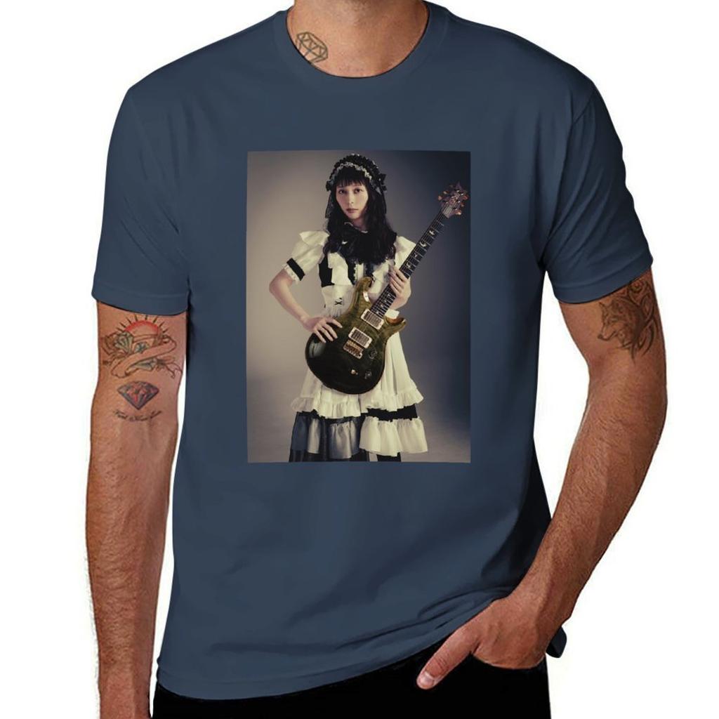 Camiseta Básica Kanami Band Maid Transpirable de Color Sólido