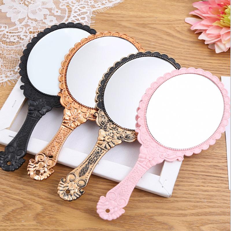 Top Grade butterfly Pattern Lash Mirrorhand Travel Makeup Hand Held Mirror for Eyelash Extension Mirror Makeup