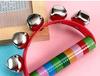 1Pcs Baby Ringing Wooden Baby Hand Ringing Early Education Colorful Infant Comfort Ringing Bell Bell Musical Instrument Toys