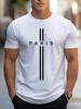 3D Printed Men's Loose Summer T-shirt Street Style Urban Fashion O-neck Top Simple Daily Versatile Short Sleeved Pullover