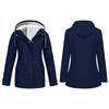 Warm Padded Women Jacket Quick Dry Windbreaker Outdoor Mountaineering Hooded Coat