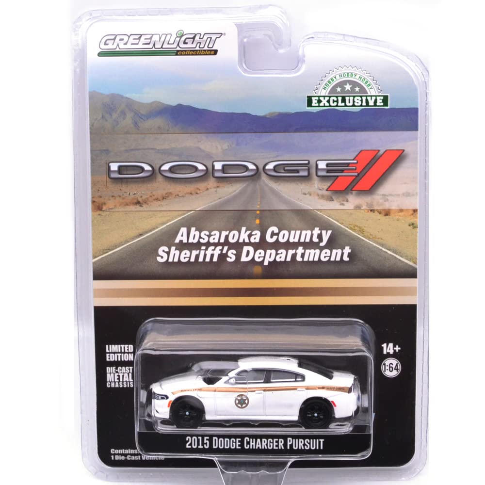 

GREENLIGHT DODGE CHARGER PURSUIT ABSAROKA COUNTY SHELIFF Greenlight Scale Dodge Charger Pursuit Absaroka County 164SCALE 2015 - DEPARTMENT 164