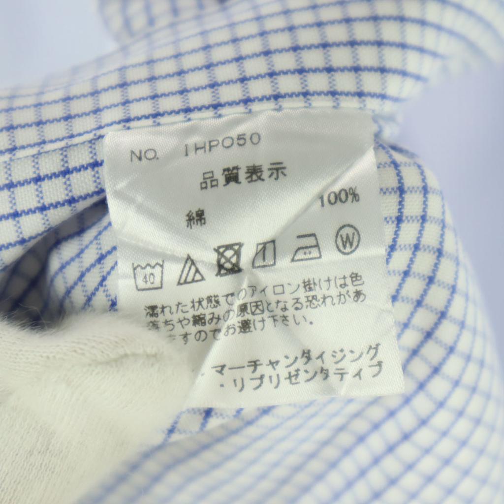 Beauty Products Maker's Shirt KAMAKURA Made In Japan Grid Pattern Long Sleeve Button Down Shirt Men's Used
