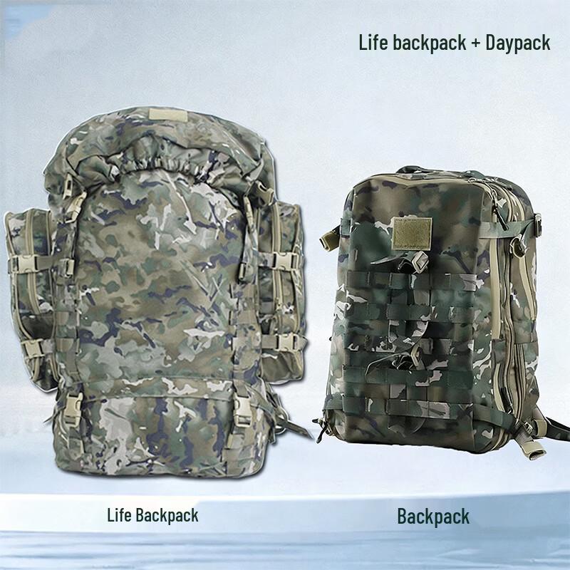 BINGTU Full Set Combat Carrying Gear (Life Backpack + Assault Pack)