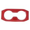 Real Carbon Fiber For BMW 5 Series G60 2025 Car Rear Tea Cup Holder Decorative Panel Sticker Car Interior Accessories