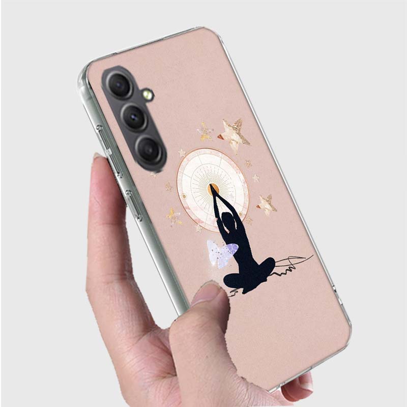 

Hot Sell Yoga Namaste Phone Case for Samsung A16 A26 A36 A56 A17 A37 A57 A07 A06 A02S A03 A04S A05S Galaxy Note 20 10 A50S A71 A Samsung A50S(A30S)
