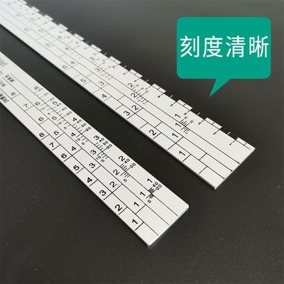 ATPRO Règle de Mélange de Peinture en Aluminium Résistante aux Solvants Ne Rouillant Jamais Avec Barre d'Échelle Utilisation Peinture Automobile Outils de Peinture par Pulvérisation