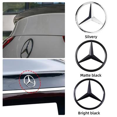 VOOR Ster Stickers Auto Achterklep Embleem Voor Mercedes Benz S320 W164 W203 W204 W168 C180 E320 A200 GLE GLS CLS GLC CLA GLA GLK