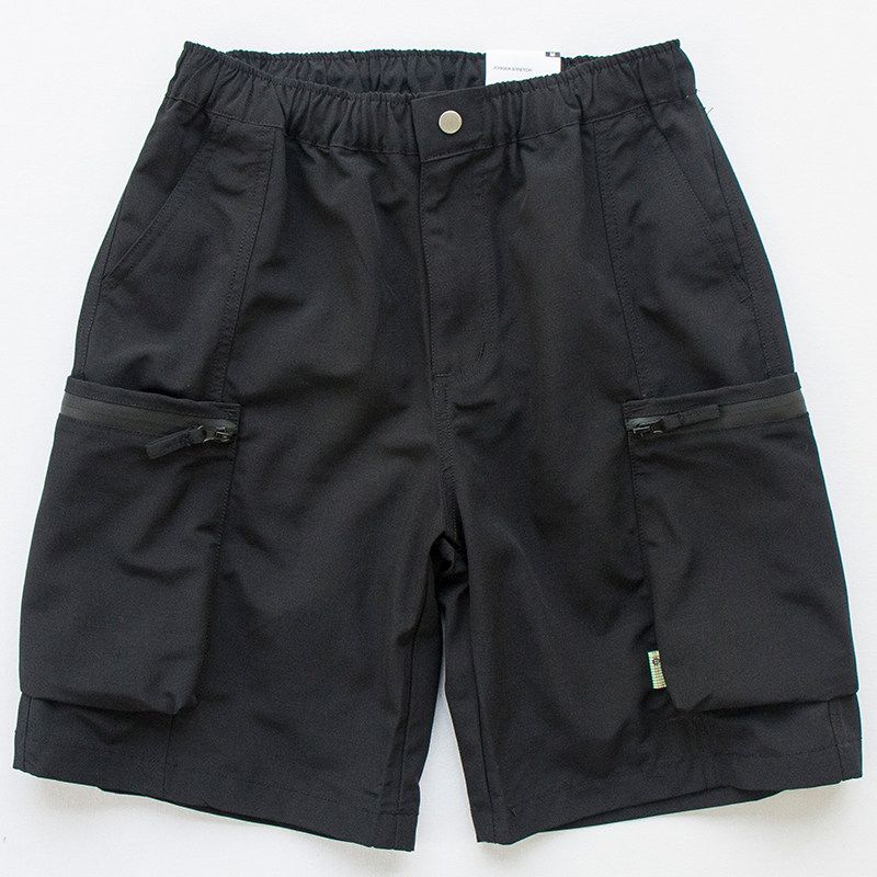 Summer Thin Casual Quick-Drying Functional Pocket Shorts Black XL