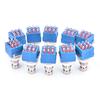10 Pcs 9-Pin 3Pdt Guitar Effects Pedal Box Stomp Foot Metal Switch True Bypass